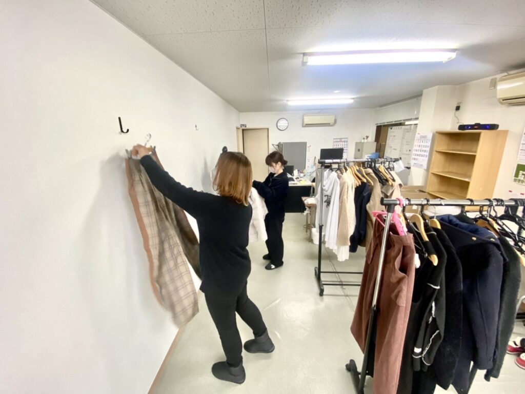 作業中